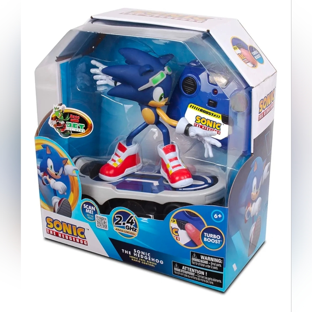 NWT Sonic the Hedgehog Remote Control Car - Blue - Picture 2 of 3
